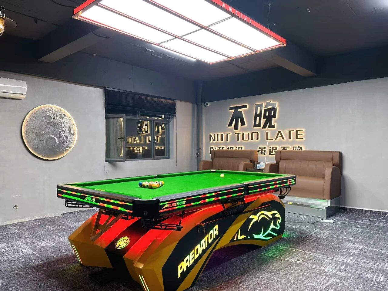 【有远见 选璟点】合金豹登陆新疆！不晚台球俱乐部杨总：开台率高！ 满台率高 ！天天有人排队！